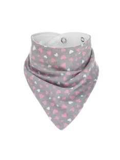Akuku Baba bandana előke (1 db), patentos – Szíves