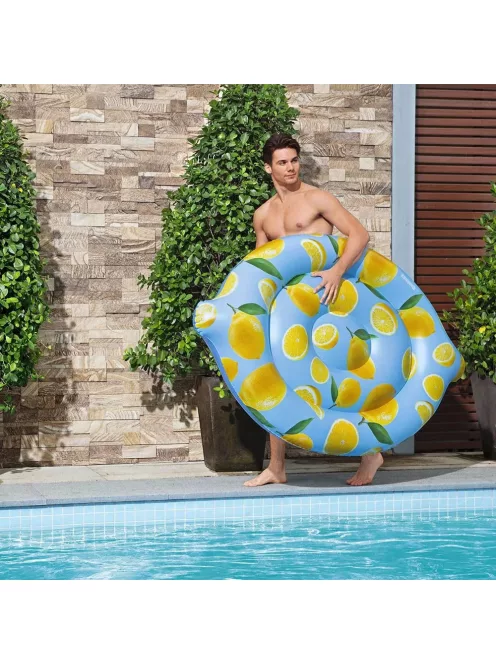 Bestway Citrom formájú és mintájú strandmatrac 176x122cm