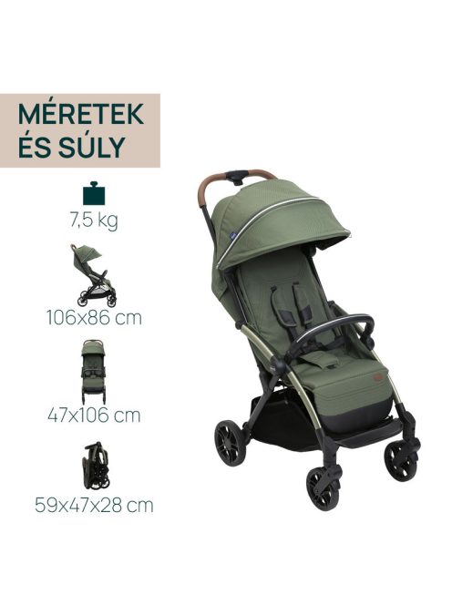 Chicco Goody XPlus babakocsi 22 kg-ig - Twinkle Green