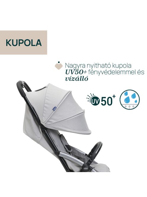 Chicco Goody XPlus babakocsi 22 kg-ig - Pearl Grey