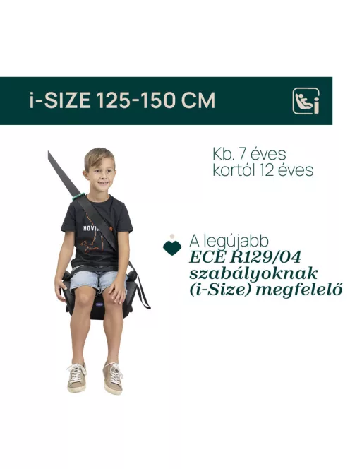 Chicco Quasar Fix i-Size ülésmagasító 126-150 cm 2026 a
