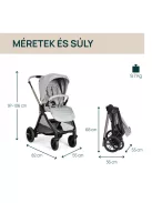 Chicco BELLAGIO babakocsi önzáródással 22 kg-ig trió rendszerré bővíthető