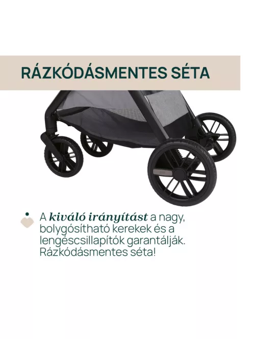 Chicco BELLAGIO babakocsi önzáródással 22 kg-ig trió rendszerré bővíthető