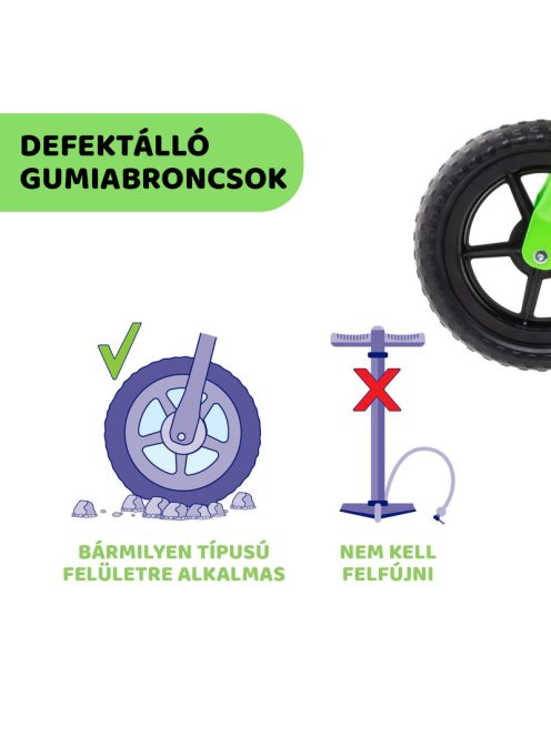 Chicco Futóbicikli Balance Bike Green Rocket 2-5 év