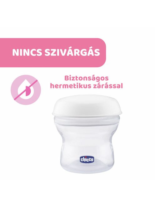 Chicco NaturalFelling Tejtároló, 4x150 ml anyatej tárolás, multifunkciós tárolók