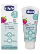 Chicco Eperízű fluormentes fogkrém Xilittel 50ml 1-5 év