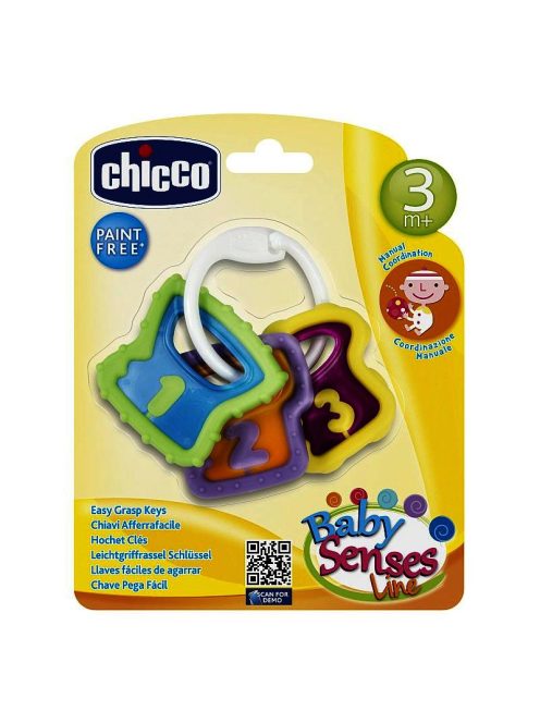Chicco Kulcsos rágóka színes akasztós