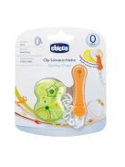 Chicco Cumitartó lánc 1 db ruhára csíptethető - rózsaszín