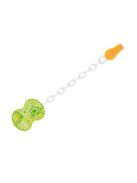 Chicco Cumitartó lánc 1 db ruhára csíptethető - zöld