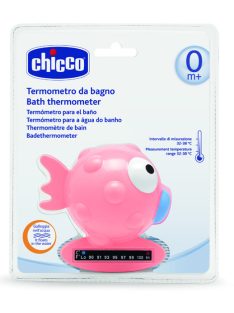   Chicco Halacska vízhőmérő 32-38°C - rózsaszín vízhőmérő
