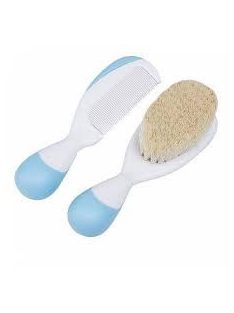   Chicco Fésű-Hajkefe természetes sörtékkel - kék hajkefe