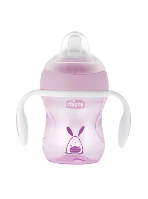 Chicco Transition Cup leszoktató itatópohár rózsaszín