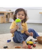 Chicco Kids Pop-Up, 350ml, szívószálas kulacs, 2év, kék