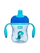 Chicco Training Cup 2in1 gyakorló-itatópohár kivehető szeleppel, kék