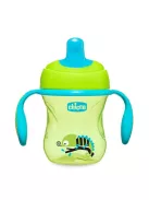 Chicco Training Cup 2in1 gyakorló-itatópohár kivehető szeleppel, kék