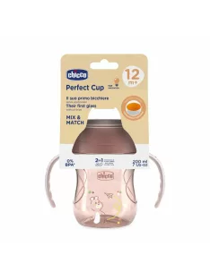   Chicco Perfect Cup 360° itatópohár 200 ml pohár peremű tanulópohár