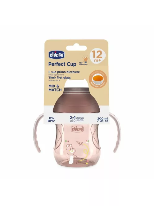 Chicco Perfect Cup 360° itatópohár 200 ml pohár peremű tanulópohár