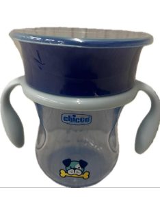   Chicco Perfect 360° itatópohár, 200 ml, tanulópohár, kék