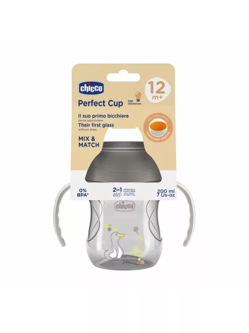 Chicco Perfect Cup 360° itatópohár 200 ml pohár peremű tanulópohár