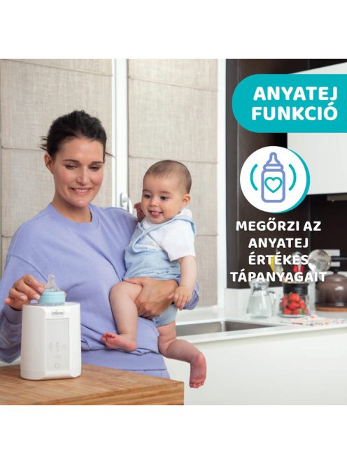 Chicco Cumisüveg melegítő Home-Travel otthonra és autóba adapterrel