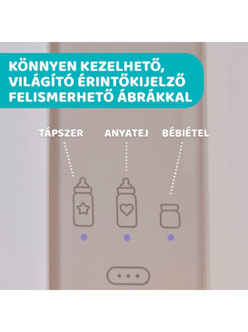 Chicco Cumisüveg melegítő Home-Travel otthonra és autóba adapterrel