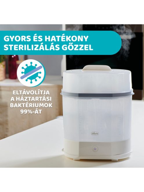 Chicco Elektromos gőzsterilizáló 3in1-ben - fehér