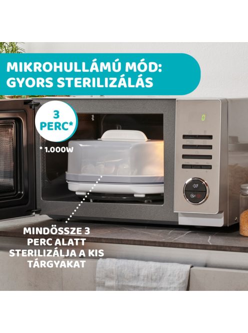 Chicco Elektromos gőzsterilizáló 3in1-ben - fehér