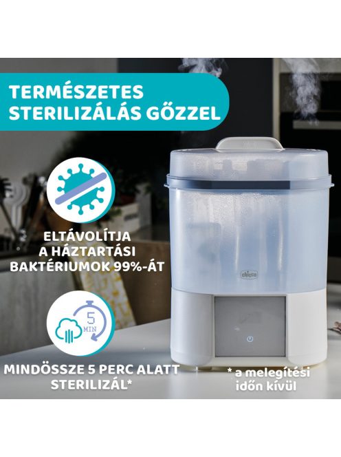 Chicco Elektromos sterilizáló és szárító 4 program