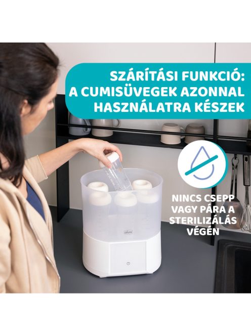 Chicco Elektromos sterilizáló és szárító 4 program