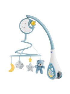   Chicco Next 2 Dreams zenélő forgóka - éjszakai fény kék