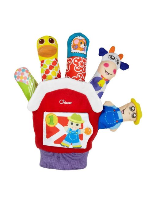 Chicco Farmudvar Ujjbáb - kézre húzható Finger Pupet bábjáték kesztyű