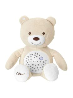   Chicco Baby Bear plüss maci projektor vetítő és éjszakai lámpa - neutral