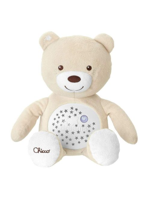 Chicco Baby Bear plüss maci projektor vetítő és éjszakai lámpa - neutral