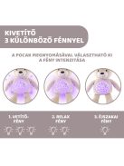 Chicco Baby Bear plüss maci projektor vetítő és éjszakai lámpa - neutral