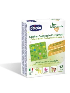   Chicco Natural Stickers - illatos tapaszok 12 db citronellával és eukaliptusszal