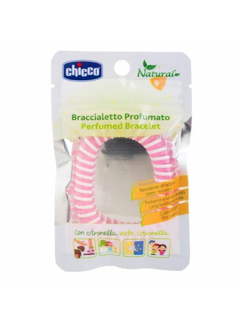 Chicco Natural Bracelet - citronellával illatosított karkötő, vízálló, 1 db