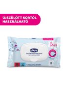 Chicco Lótusz vizes törlőkendő, 72 db-os, babapúder illat