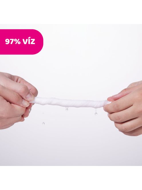 Chicco Lótusz vizes törlőkendő, 72 db-os, babapúder illat