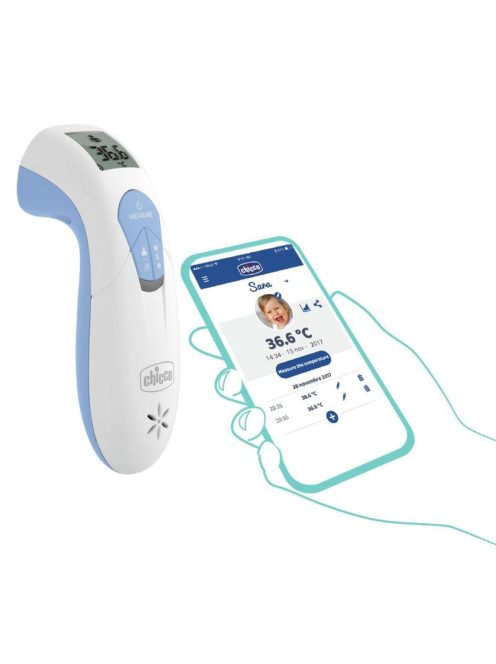 Chicco Thermo Family 6in1, no-contact távhőmérő, letölthető APP-val kontaktmentes