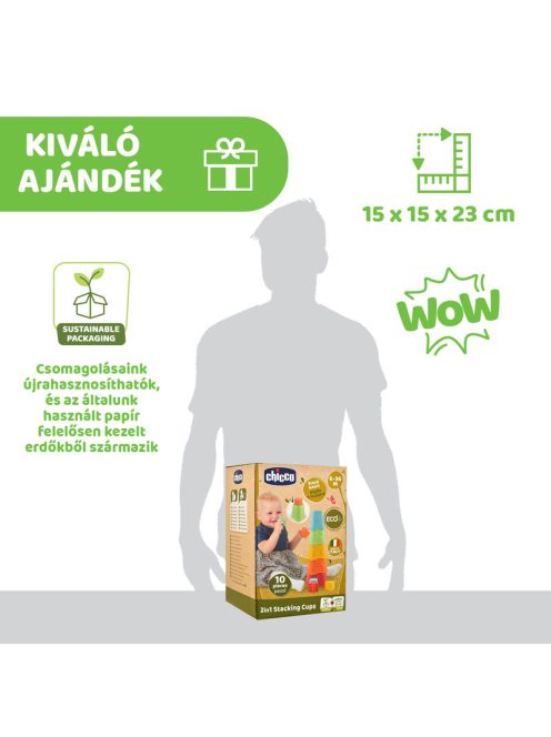 Chicco Pohártorony 2in1 ECO+ ökoműanyag