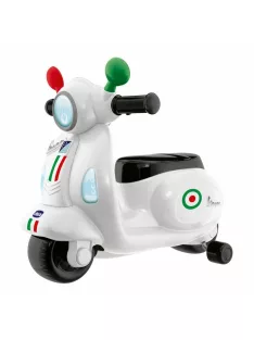   Chicco Vespa Primavera Italia robogó 12-36 hó, lábbal hajtós, fehér
