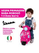 Chicco Vespa Primavera robogó 12-36 hó, lábbal hajtós, rózsaszín