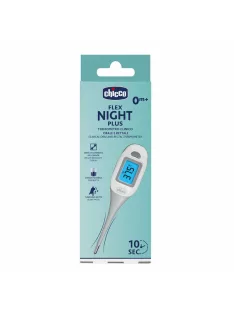   Chicco Flex Night Plus 10 mp klinikai hőmérő - éjszakai gyors mérés
