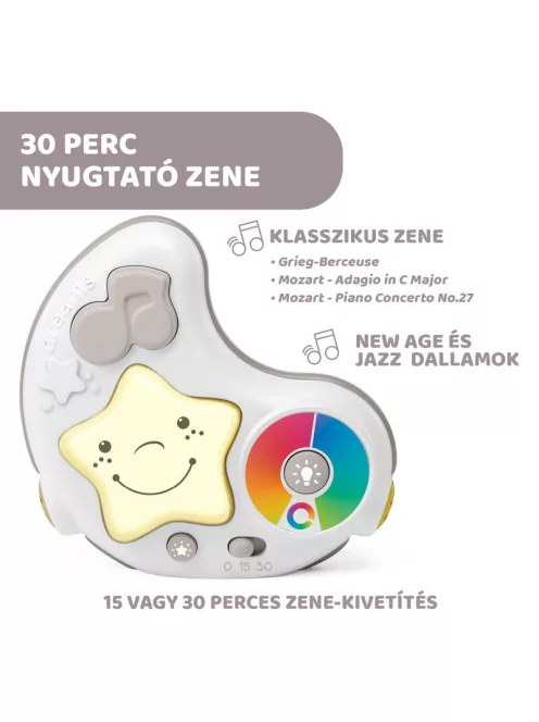 Chicco Játszószőnyeg projektorral játékhíddal bézs