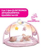 Chicco Játszószőnyeg projektorral játékhíddal pink