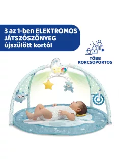 Chicco Játszószőnyeg projektorral játékhíddal blue