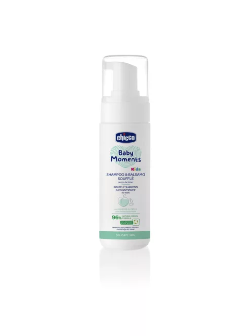 Chicco Habsampon & kondicionáló 150 ml - Kids mandula és őszibarack kivonattal