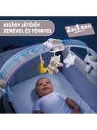 Chicco Rainbow Sky kiságy játékhíd és éjszakai fény, elemes, fehér