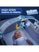 Chicco Rainbow Sky kiságy játékhíd és éjszakai fény, elemes, kék