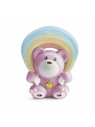 Chicco Rainbow Bear - Szivárvány maci zene-fény projektor, elemes, rózsaszín